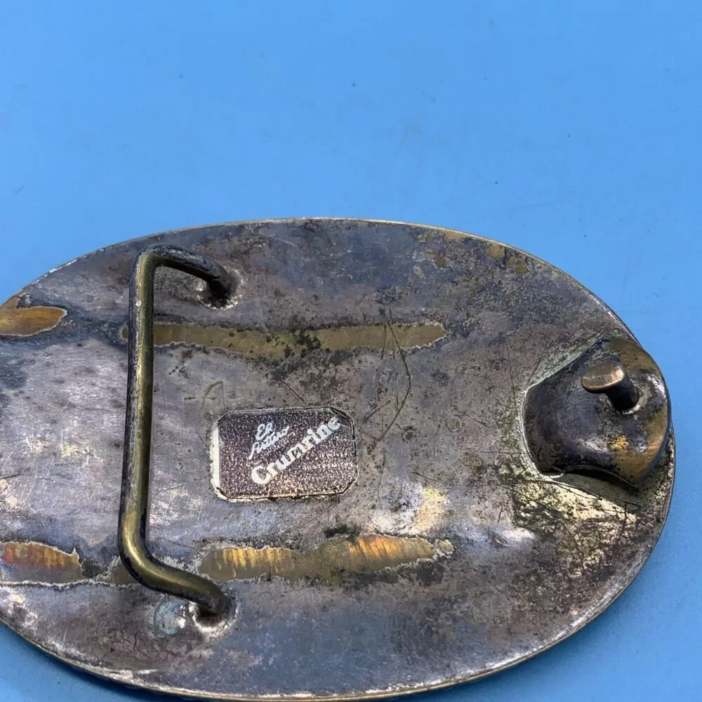 Vintage Bullrider Belt Buckle (LG-13)